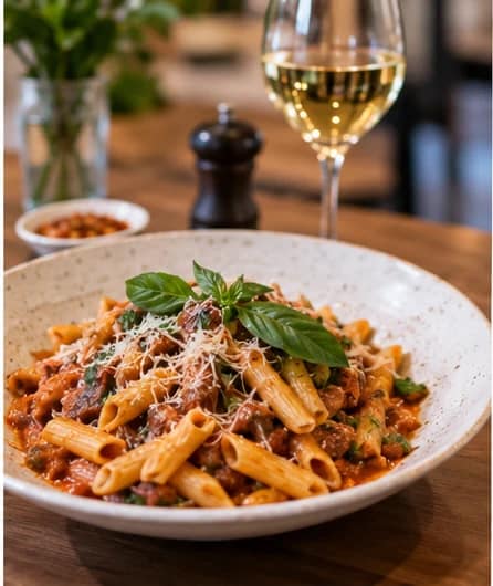 Italian-inspired pasta dinner for pre-theatre dining in Adelaide