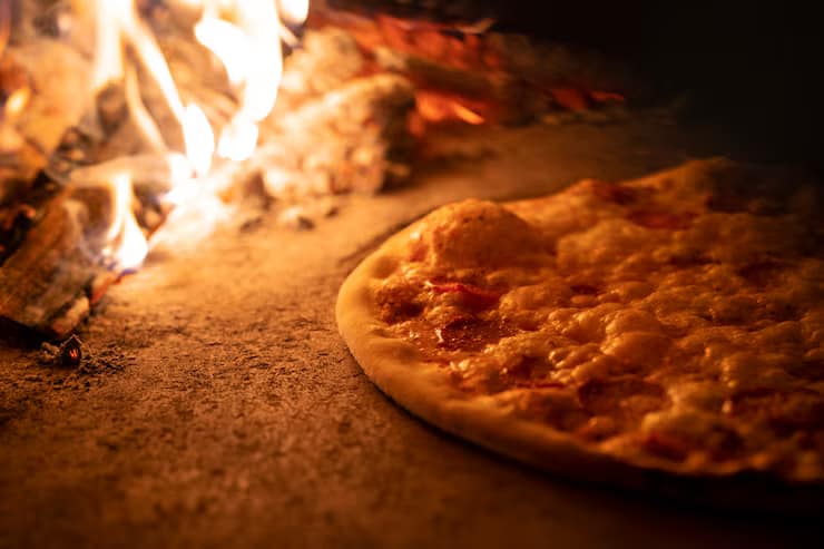 Authentic Italian wood oven pizza served hot at Spargos Café & Bar in Adelaide.